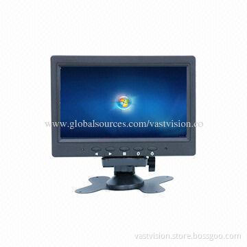 7-inch CCTV TFT LCD Display Monitor with VGA/AV/BNC/TV Input (Optional)
